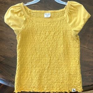 Abercrombie Kids Yellow Shirt Size 13/14